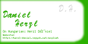 daniel herzl business card